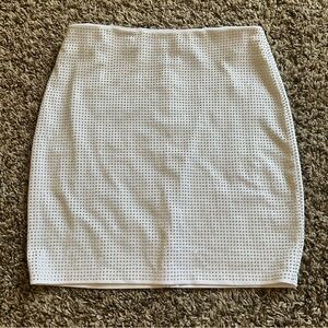 White Bedazzled Skirt